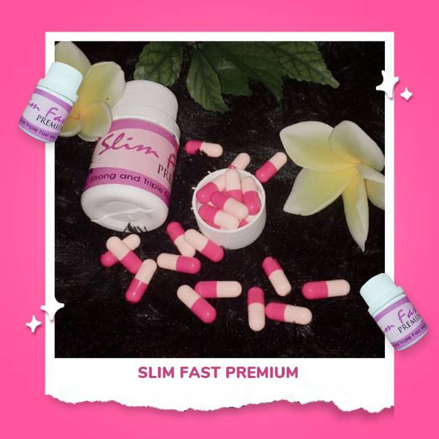 Slim Fast Premium / Obat Kurus Ampuh / Slim Fast Diet Herbal Alami