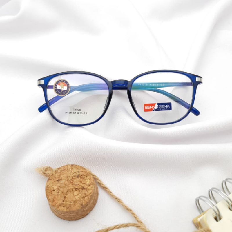Kacamata/Frame TR90 Terbaru 8139 Size 51-18-131 paket lensa radiasi photocromig mines silinder plus