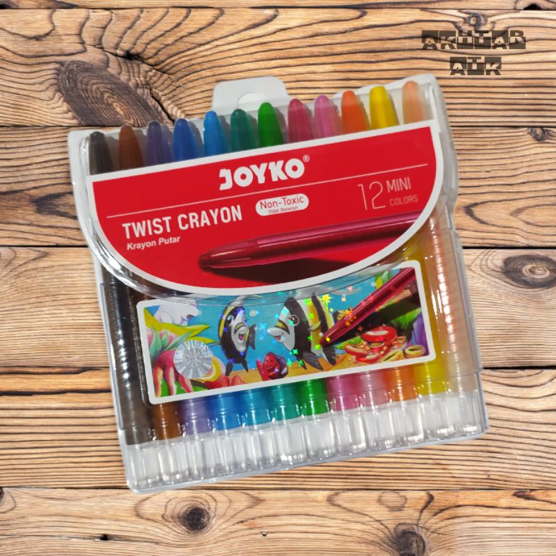 

Crayon Putar Joyko Mini 12 Warna