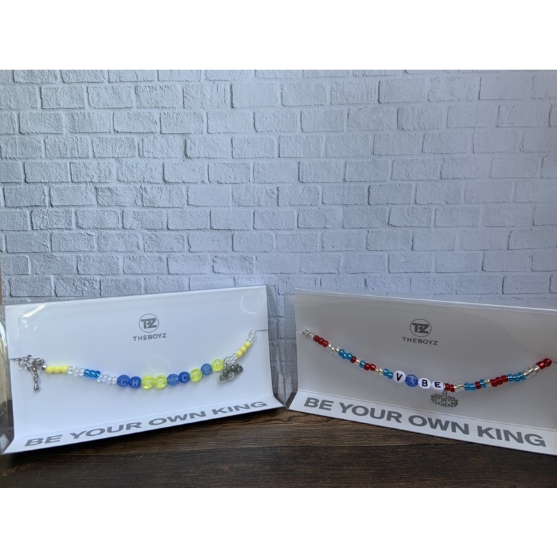 READY STOCK OFFICIAL THE BOYZ BE YOUR OWN KING (BYOK) BRACELETS JUYEON SUNWOO