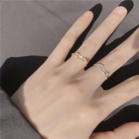 Cincin titanium wanita emas korea ring xuping lucu ring for women
