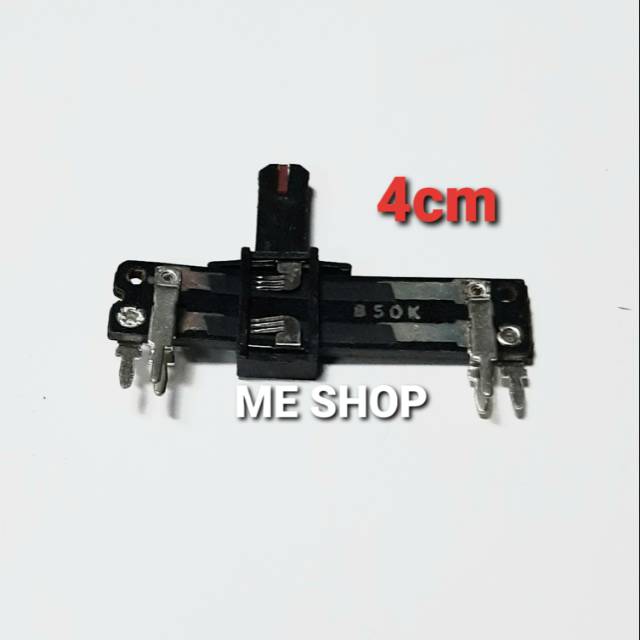 potensio geser 50k stereo 4cm tipis