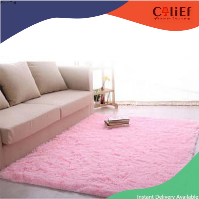 (PREMIUM)Karpet Bulu Kecil Tebal 100x150x7 Karpet Bulu Kamar Tidur Karpet Lantai Bulu Rasfur