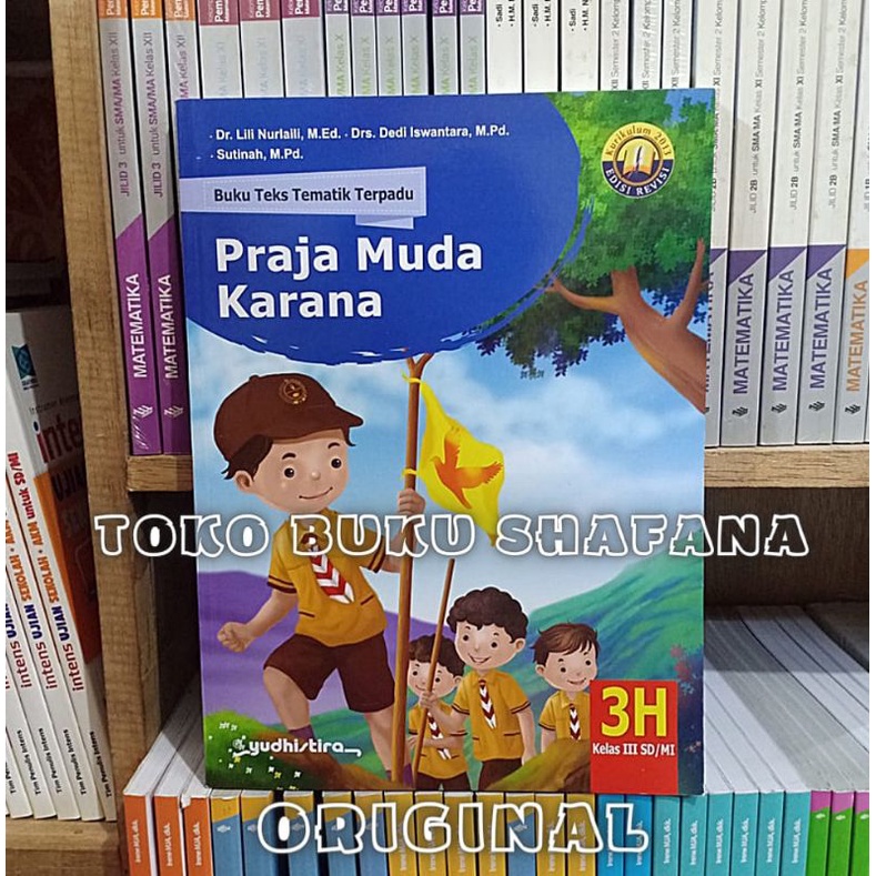 Paket 4 Buku Tematik Terpadu Yudhistira 3E 3F 3G 3H K13 Edisi Revisi Kelas 3 SD ORI