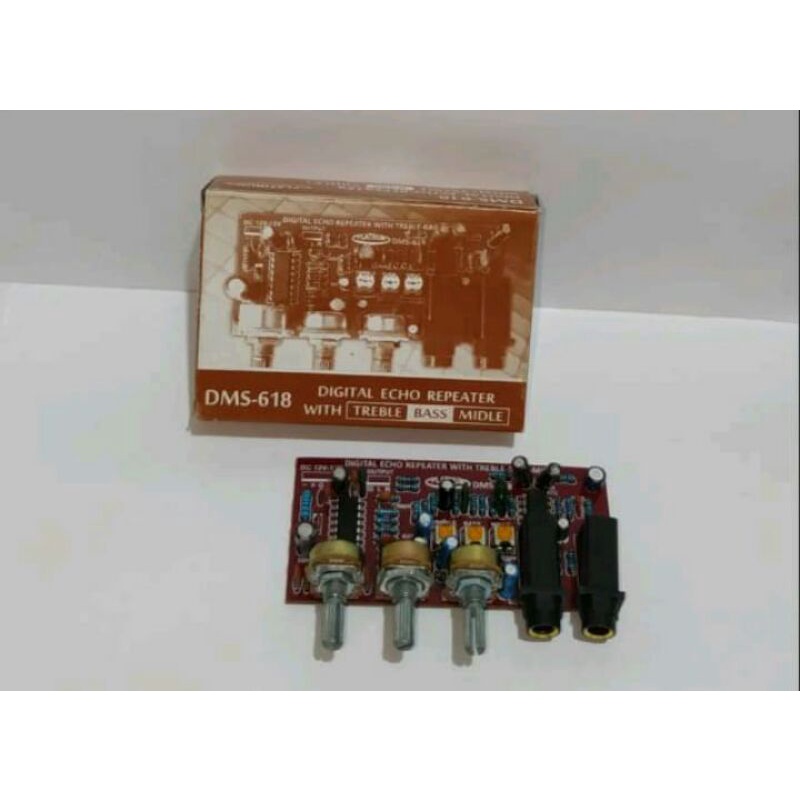 KIT TONE CONTROL DIGITAL ECHO 2 MIC DMS-618