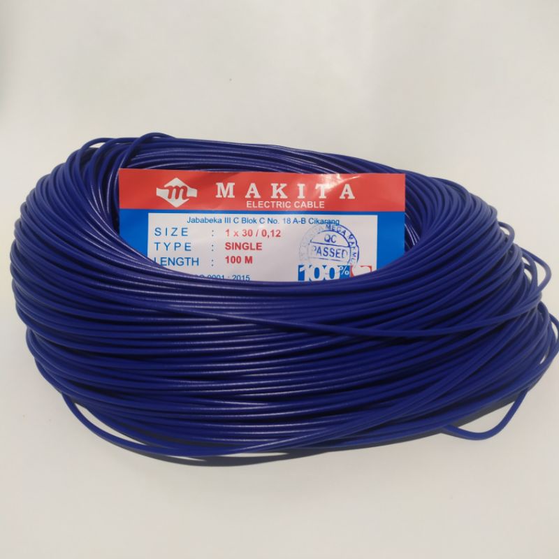 Makita kabel serabut 0.12 single warna 1 meter