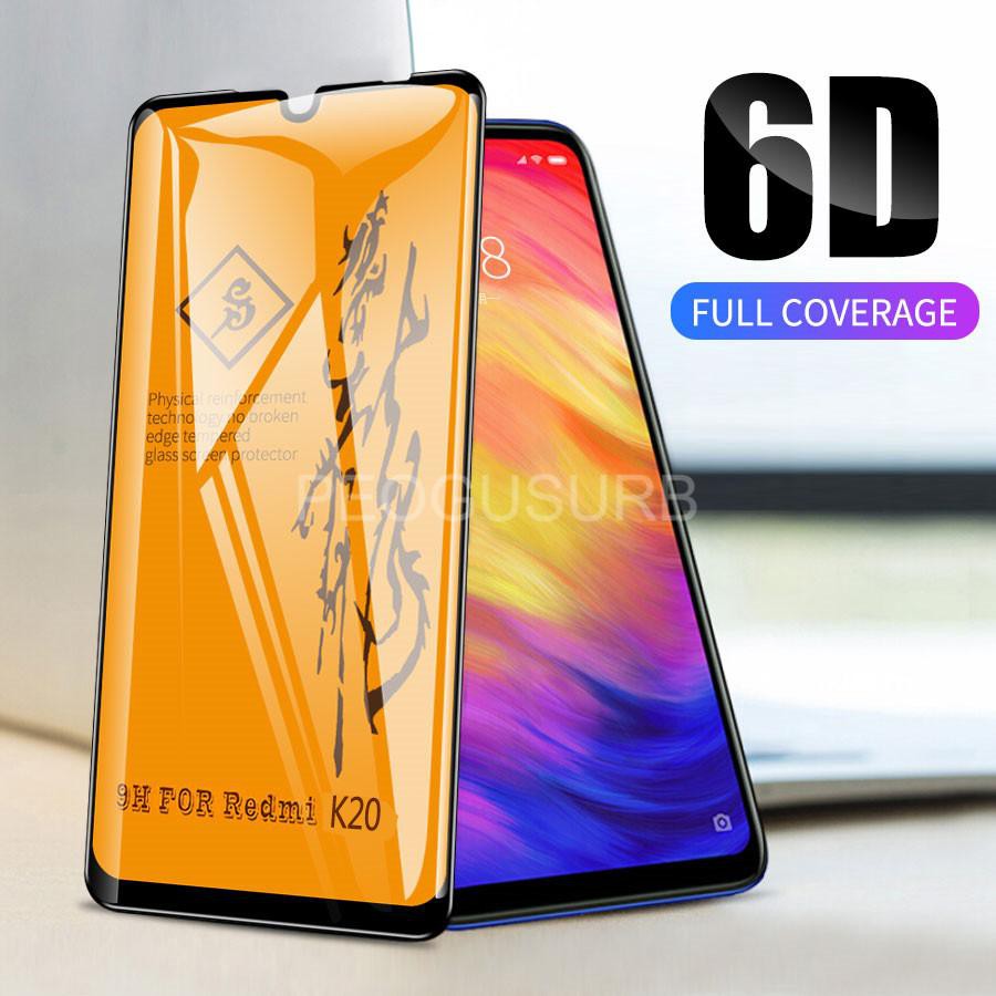 Tempered Glass Kaca  6D REALME C2 Anti Gores Full Cover Screen Guard Full Lem