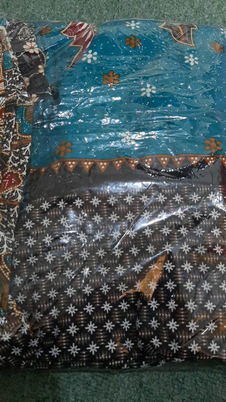 Batik Gamis Maxi Ori Ld 110 - 120cm Asli Pekalongan Resleting Belakang