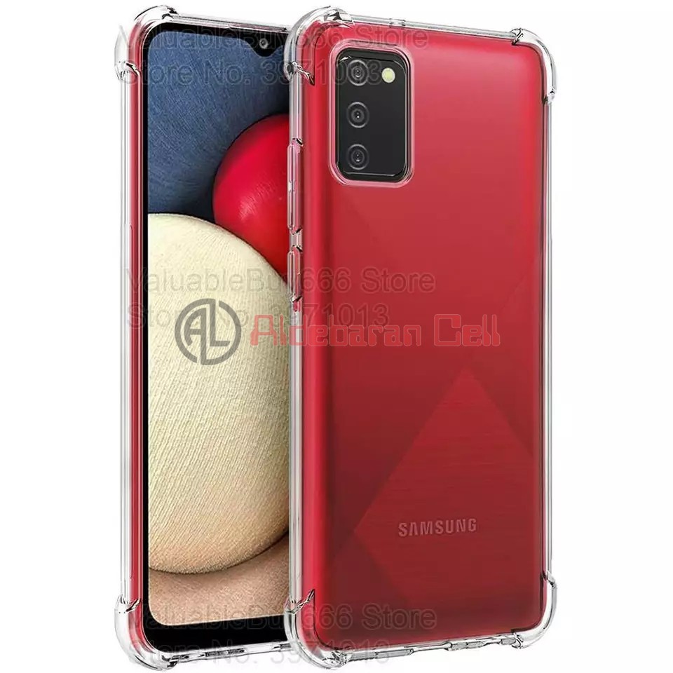 Softcase Transparan Anticrack Samsung A03S Clear Case Anti Crack Samsung A03S 2021
