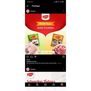 

halawa bumbu probiotik