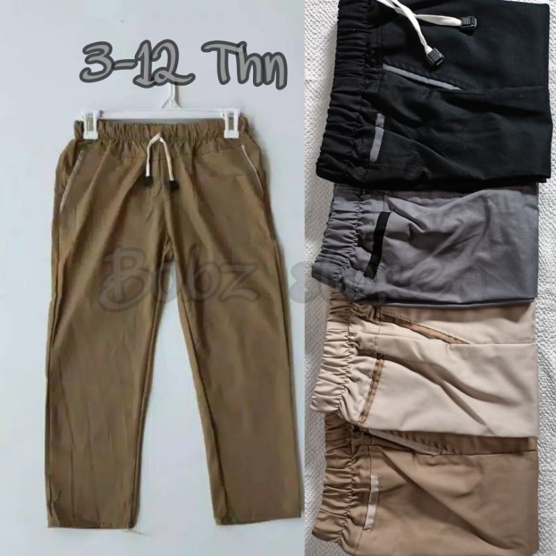 Celana Chino Anak Panjang 3thn s/d 12thn Anak Laki-laki Dan Perempuan Bisa Pilih Warna