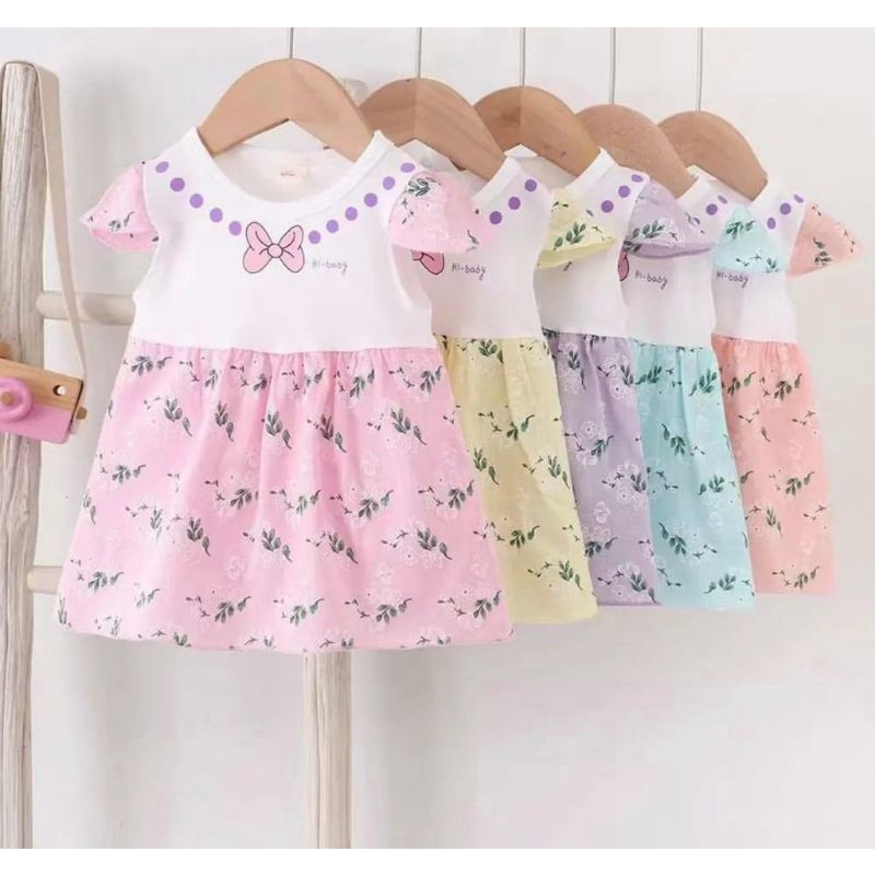 DRESS BABY IMPORT 1-12bulan