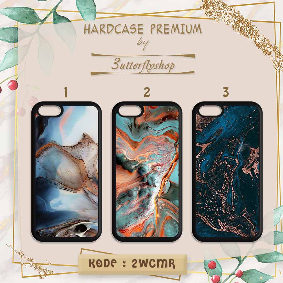 [HARDCASE] Water color marble case Oppo Vivo Realme Redmi Xiaomi Samsung Iphone