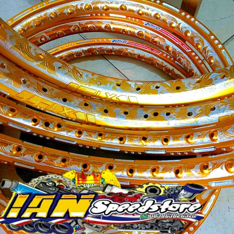 velg jinfei full ukir sepasang uk 140.140-17