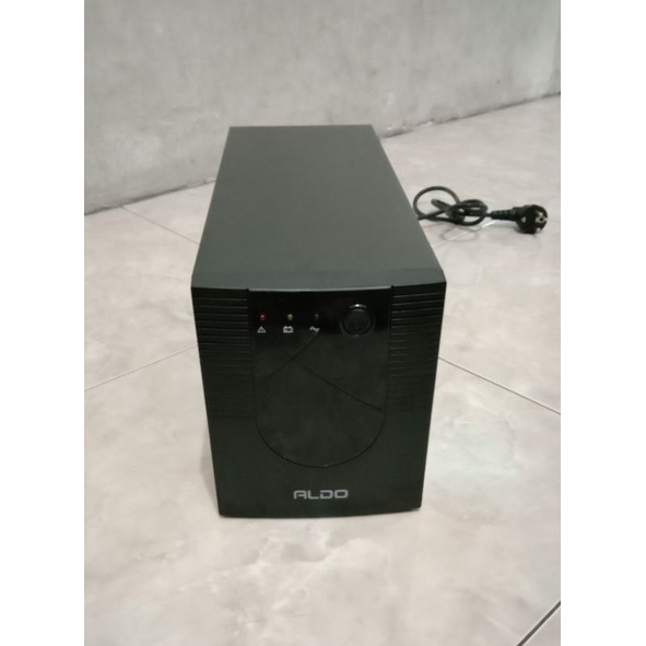 UPS MERK ALDO 1200VA BARU INCLUDE BATTERY