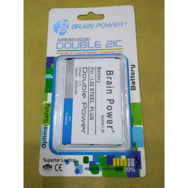 Baterai Double Power SPC L52 STEEL PLUS