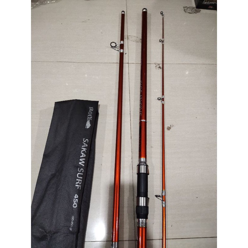 Joran pancing Iroly Sakaw Surf Sambung 3 Omah Pancing Shop