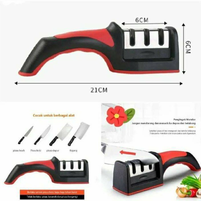 PENGASAH PISAU / ASAH PISAU GSF / ALAT ASAH ASAHAN PENGASAH PISAU GUNTING DAPUR KNIFE SHARPENER / PENGASAH PISAU