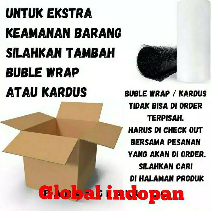 

KARDUS PELAPIS PRODUK EXTRA/ADD 1X UNTUK SATU BARANG BUBBLE WARP