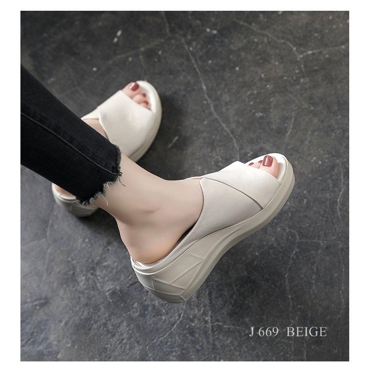 ANELA LYNE SANDAL WEDGES WANITA FASHION BERNI ANE669 ORIGINAL