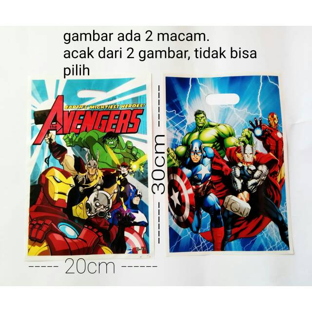 

Plastik snack tenteng plastik souvenir ulang tahun tenteng karakter avengers superhero