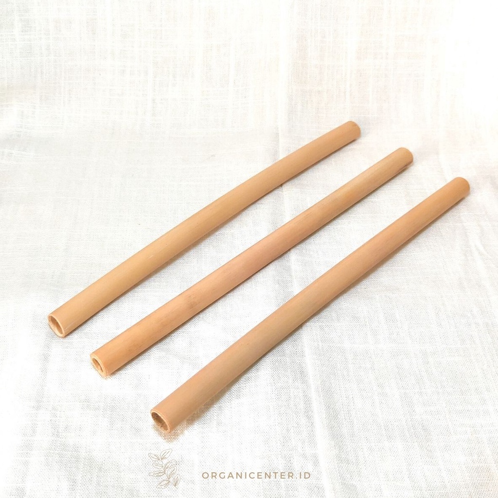 Sedotan Bambu Ramah Lingkungan Zero Waste Estetik Eco Friendly Bamboo Straw