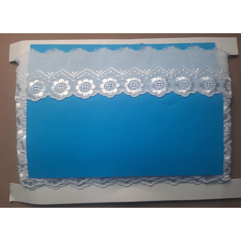 Kain Renda Bordir Katun - (TC 8229) - (Lebar +/- 6 cm)