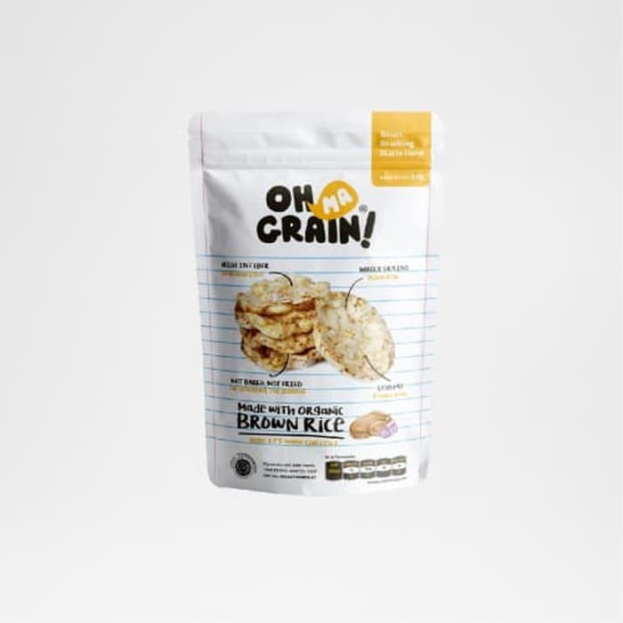 

Oh Ma Grain Organic Brown Rice Cakes Onion Chicken 45 gr ~ kp836