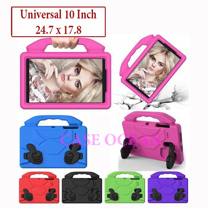 Evercoss Etab 10 Prime X9 Softcase Soft Case Children Anak Kids Jempol Stand Kuat Cover Lucu Casing