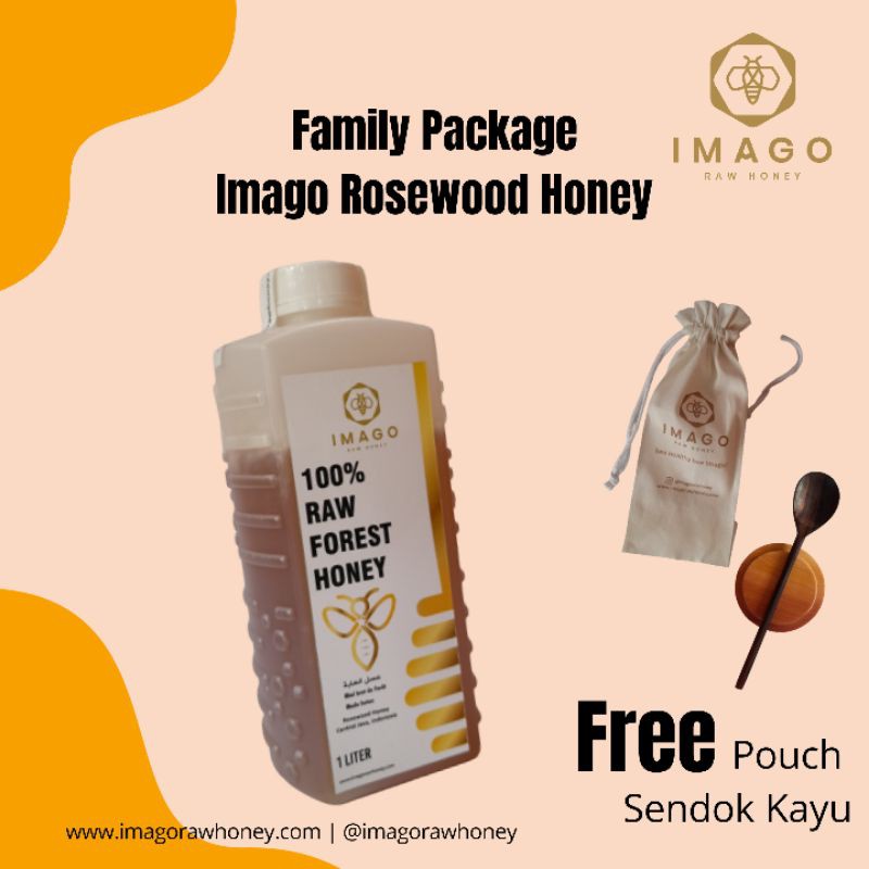 

Family Package Imago Rosewood Honey 1lt