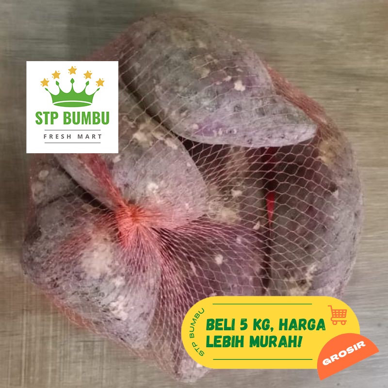 Ubi Merah Mentah Segar 1kg / Umbi Jalar