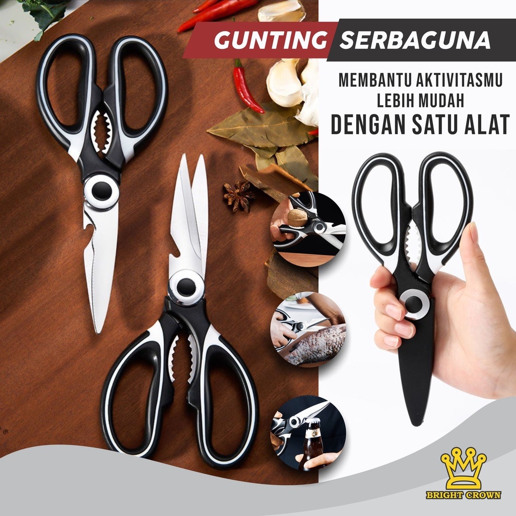 

Gunting Stainles Serbaguna - Gunting Stainles Multifungsi