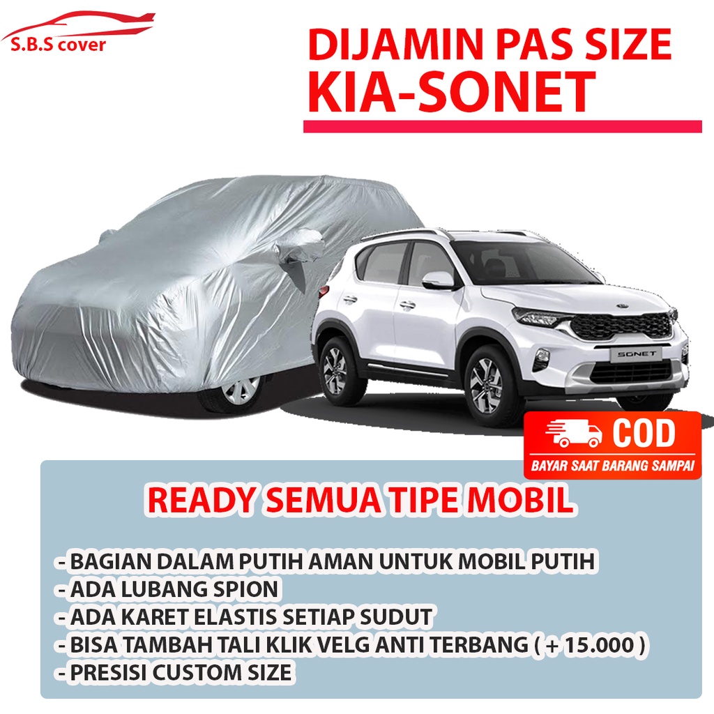 Cover Mobil kia sonet Sarung Mobil kia sonet/rocky/raize/raize turbo/raize 2021/brio/nissan magnite