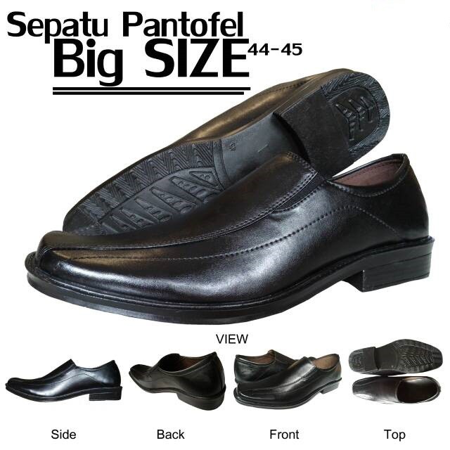 Sepatu Pantofel Kulit Pria - BIG SIZE - 44 - 45