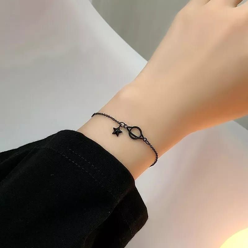 gelang black star bracelet 18cm