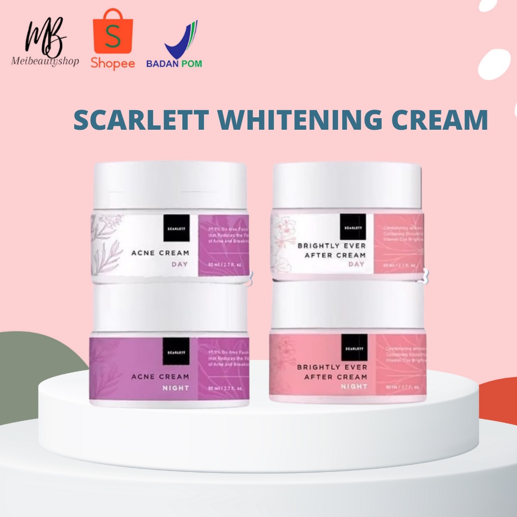 SCARLETT Whitening Lotion / Shower / Scrub / Facial Wash / Toner / Serum / Cream