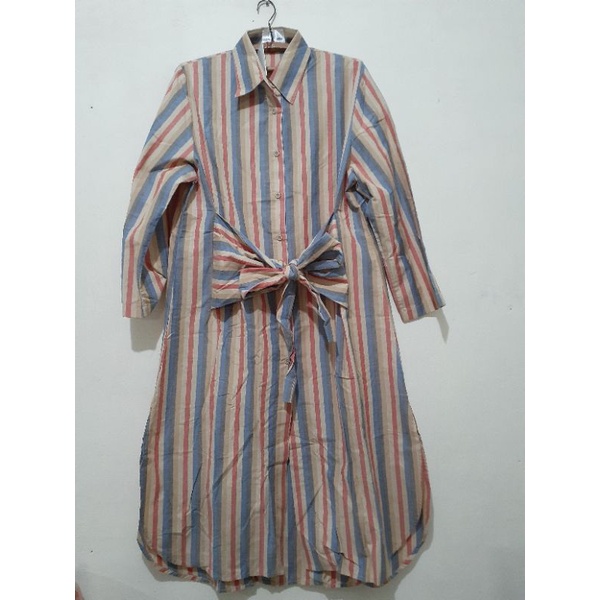 Sale Nadjani Dress Striped | Blouse | Kemeja | Tunik