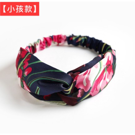 PREMIUM BANDANA SIMPUL TWIST Ala Korea Untuk Wanita - Bando Motif Bunga Cantik - Elastis