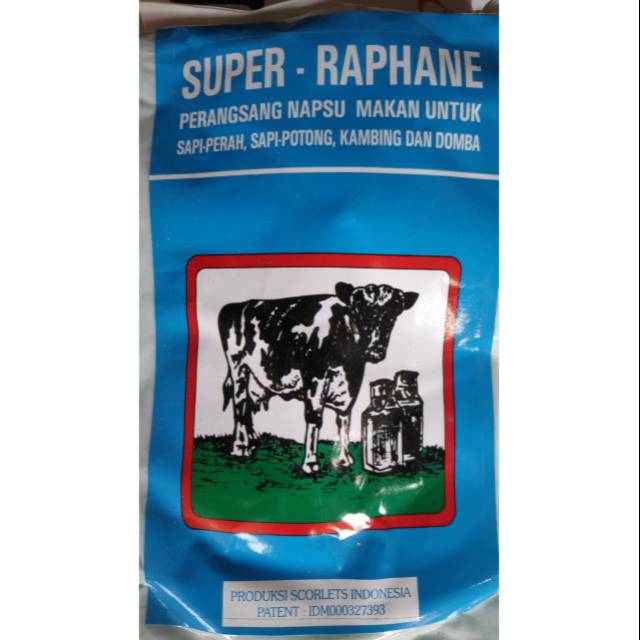 Super Raphane (perangsang nafsu makan untuk sapi,domba,kambing)