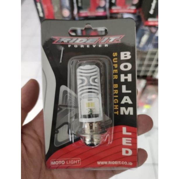 bohlam LED K1, bohlam LED H4 bohlam LED motor lampu depan LED RIDE IT