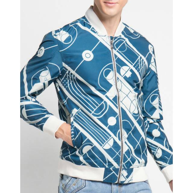 Jaket parasut pria EMBA JEANS ready L