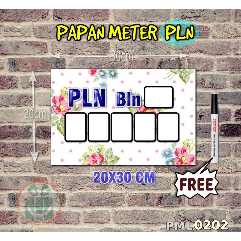 

SBC Papan Meter Listrik PLN PAM motif Unik - Shabby 02