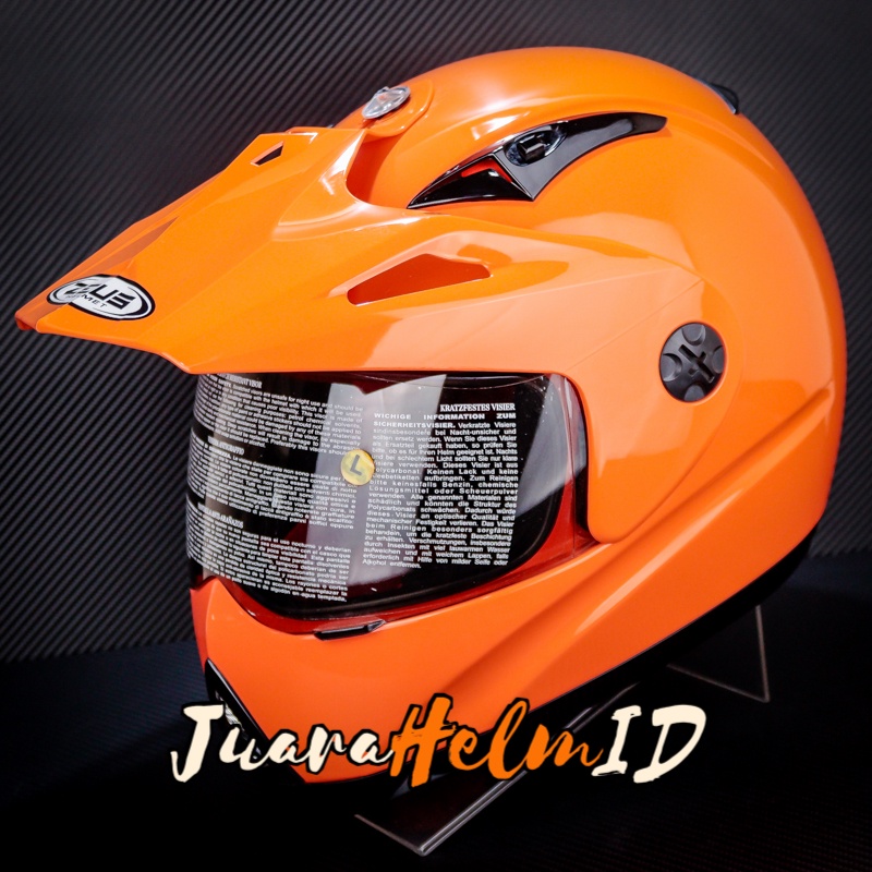 ZEUS HELM ZS2100 B SOLID / ORANGE / ZS-2100 B