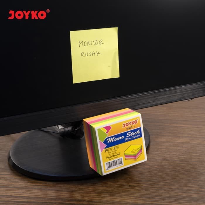 

Promo Joyko Memo Stick Tempel MMS-1 Kertas Sticky Notes Note Warna MMS1 76mm Terlaris