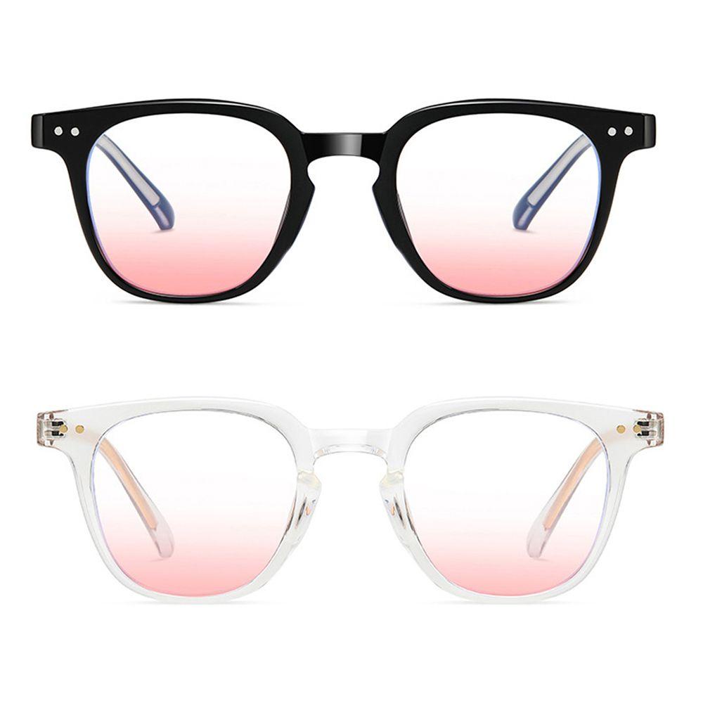 Top Wanita Kacamata Blush Fashion Round Eyewear Decorative Sunglasses