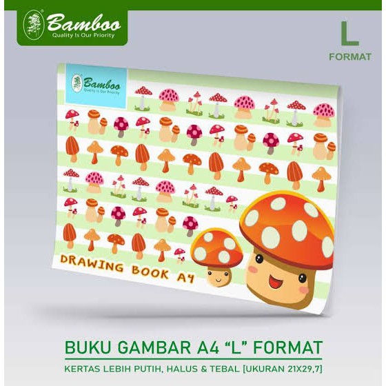 

BUKU GAMBAR A4/BAMBOO/DRAWING BOOK