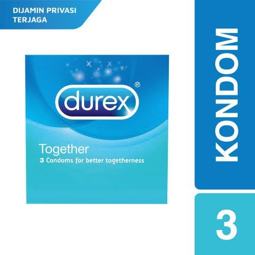 KONDOM DUREX TOGETHER BOX 3 PCS (PRIVASI AMAN)