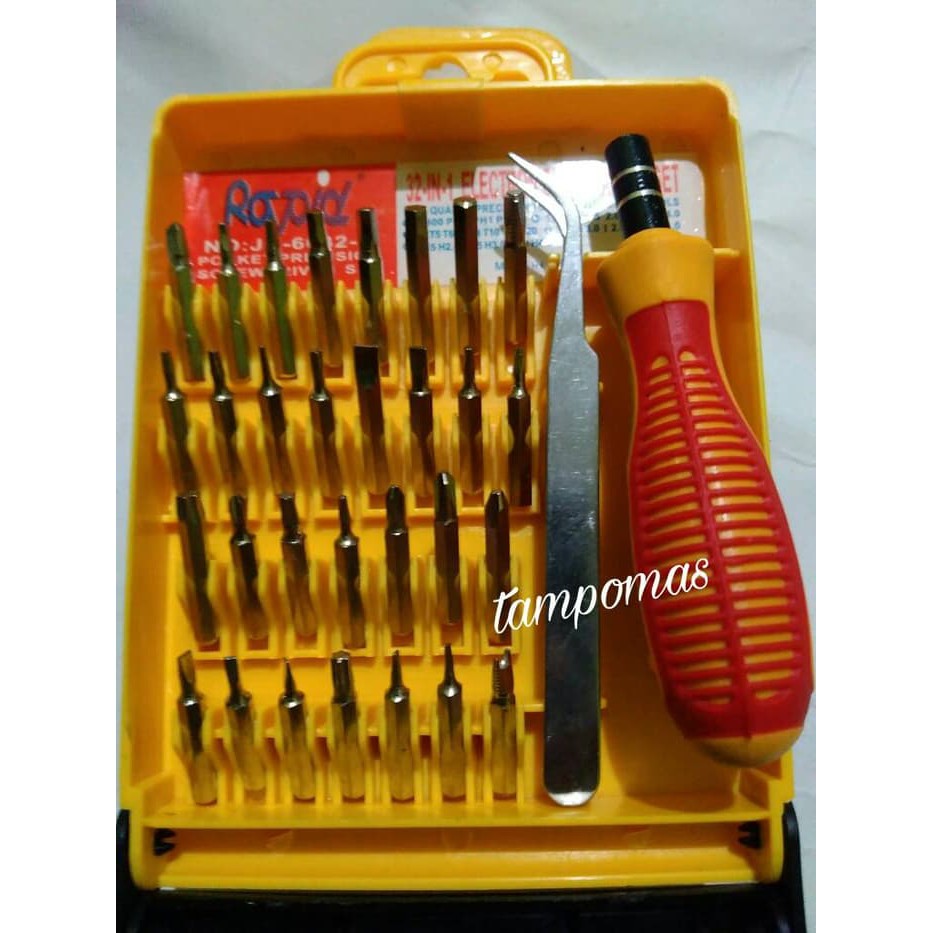 Obeng Set Obeng HP 32in1 CV B-39 Obeng Laptop Obeng Elektronik