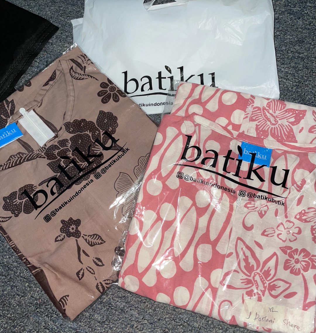 Sisilia Lawasan Bunga Brown Tunik Batik