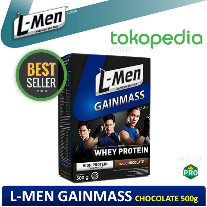 Jual Susu Lmen Gainmass L Men Gain Mass Chocolate 500 G Suplemen